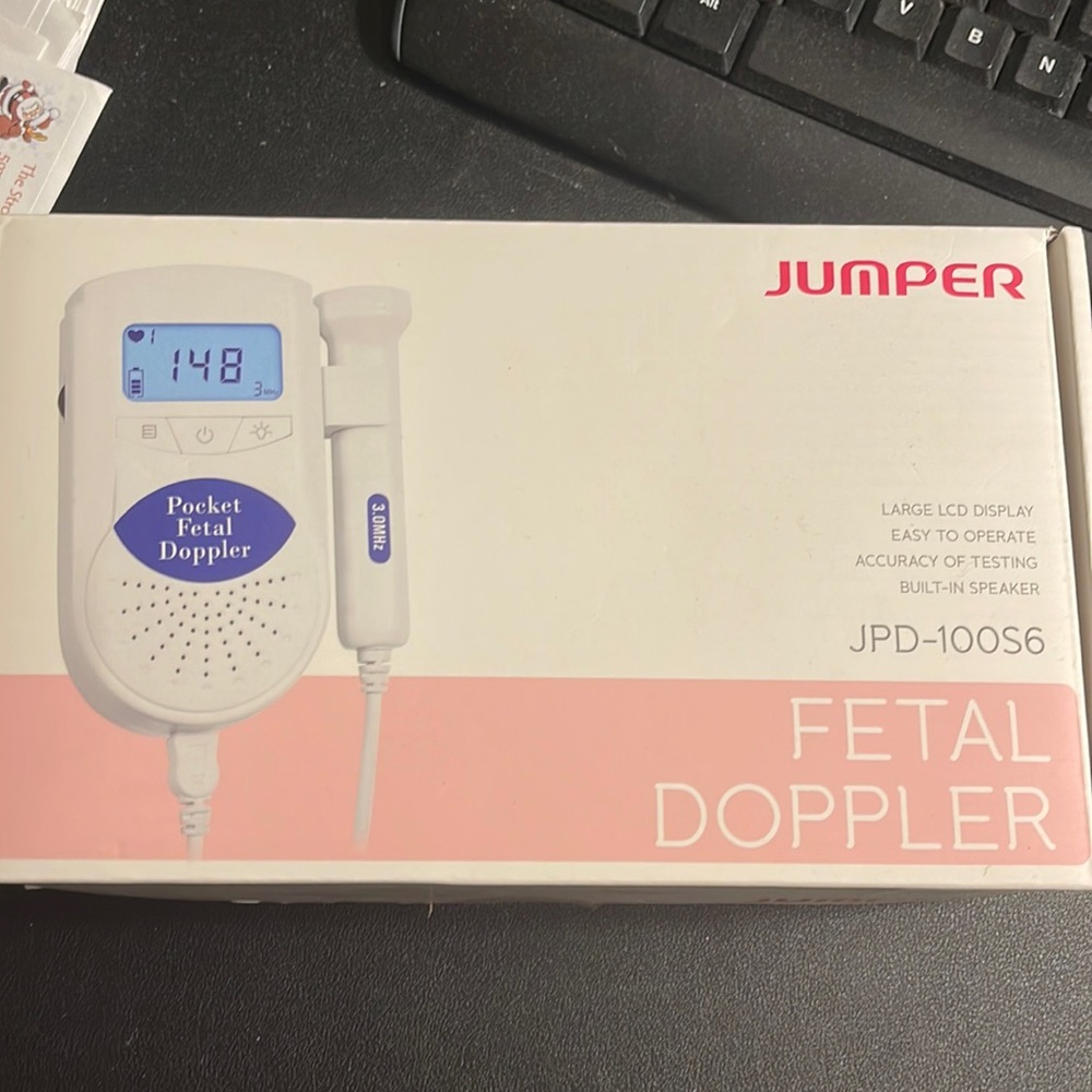 Jumper NEW Fetal Doppler JPD-100S6 New in Box Baby Mom Pregnancy Maternity